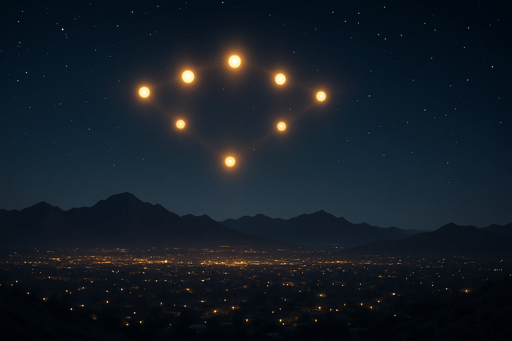 Phoenix Lights V-formation