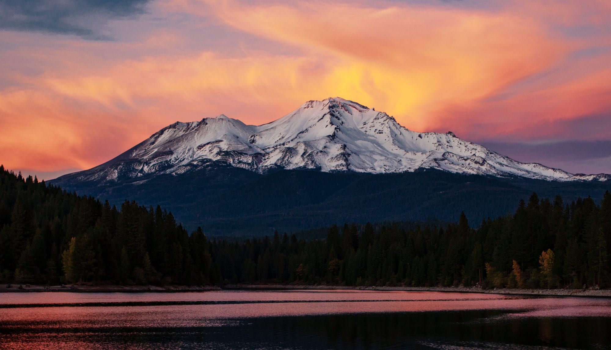 Native American spiritual ceremony at Mount Shasta