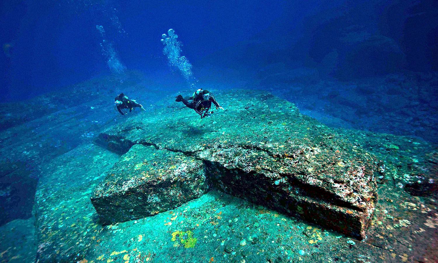 The Yonaguni Monument underwater structure