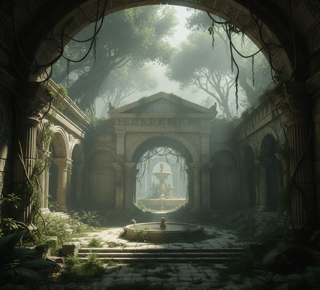 Ancient ruins hidden in Amazon jungle