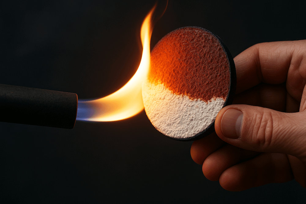 Starlite material heat test demonstration