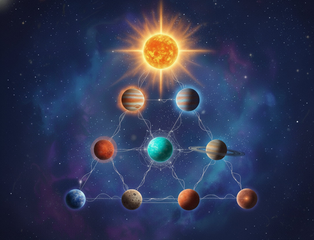 The Tetractys and cosmic harmony
