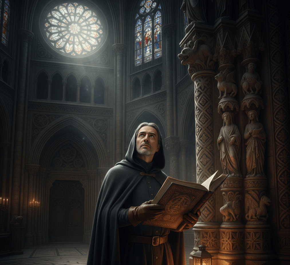 Gothic cathedral alchemical symbols