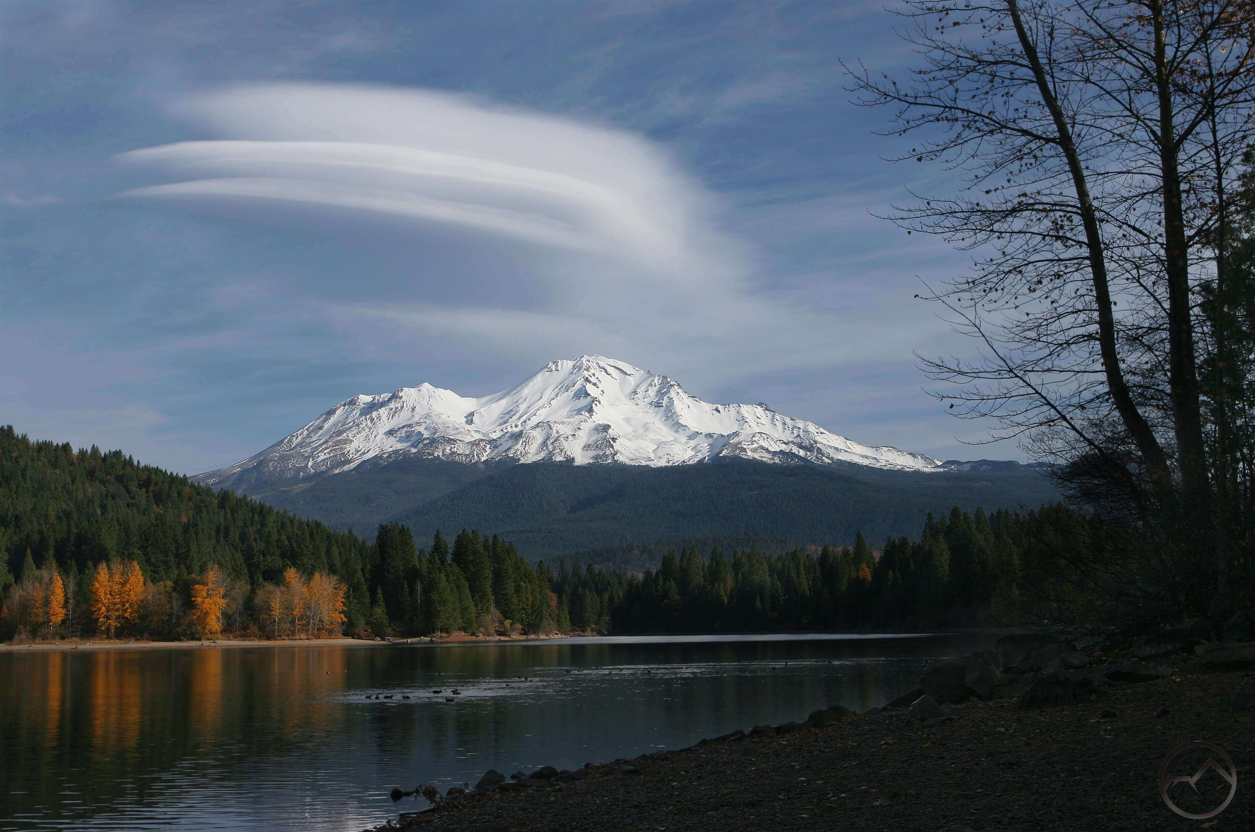 Mystical energy vortex at Mount Shasta