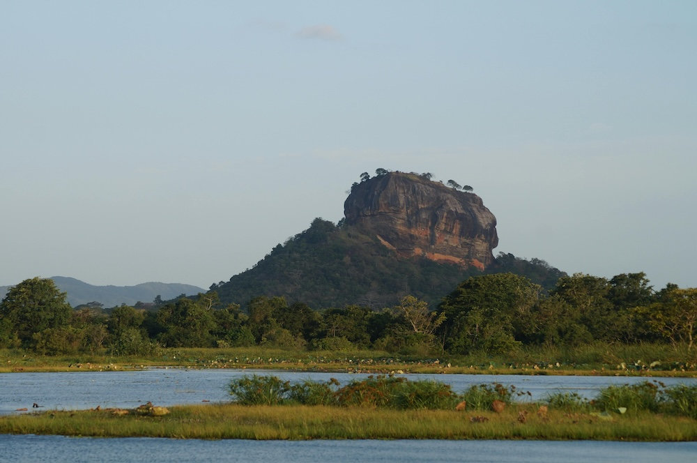 Sigiriya frescoes - the celestial maidens