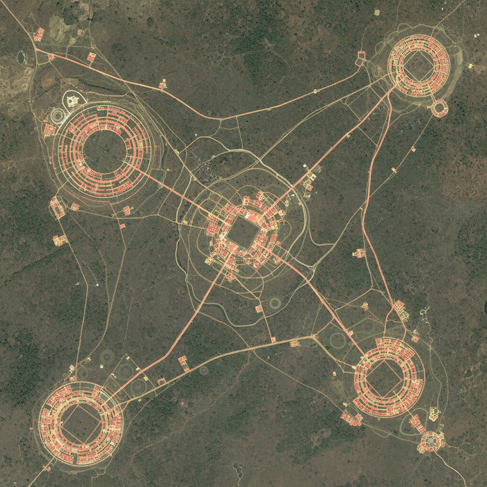 LiDAR scan revealing ancient Amazon settlements