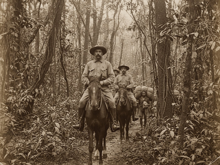 Percy Fawcett expedition in the Amazon jungle