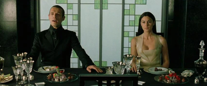 The Merovingian with Persephone