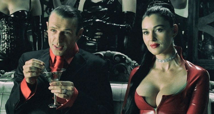 The Merovingian surrounded by his exiles